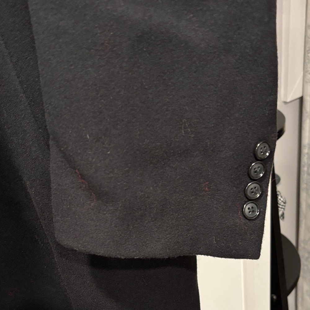 Men's Black Overcoat JoS.A.Bank - Picture 6 of 6